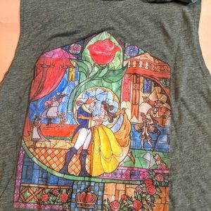 Disney Beauty and the Beast sleeveless shirt